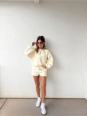 Polka dot sweatshirt set